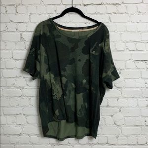 Alternative Apparel Camo boxy t shirt